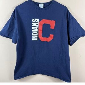 Cleveland Indians T Shirt XL Tribe Time Baseball MLB